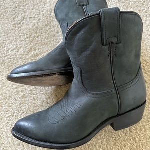 Frye black leather boots